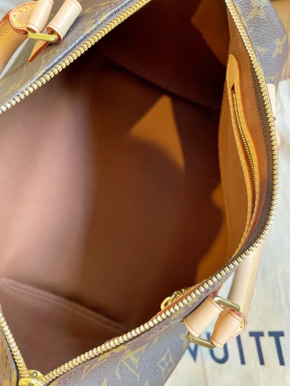 Louis Vuitton Speedy Bandouliere 30 monogram crossbody Bag New Model Full set - Picture 3 of 16
